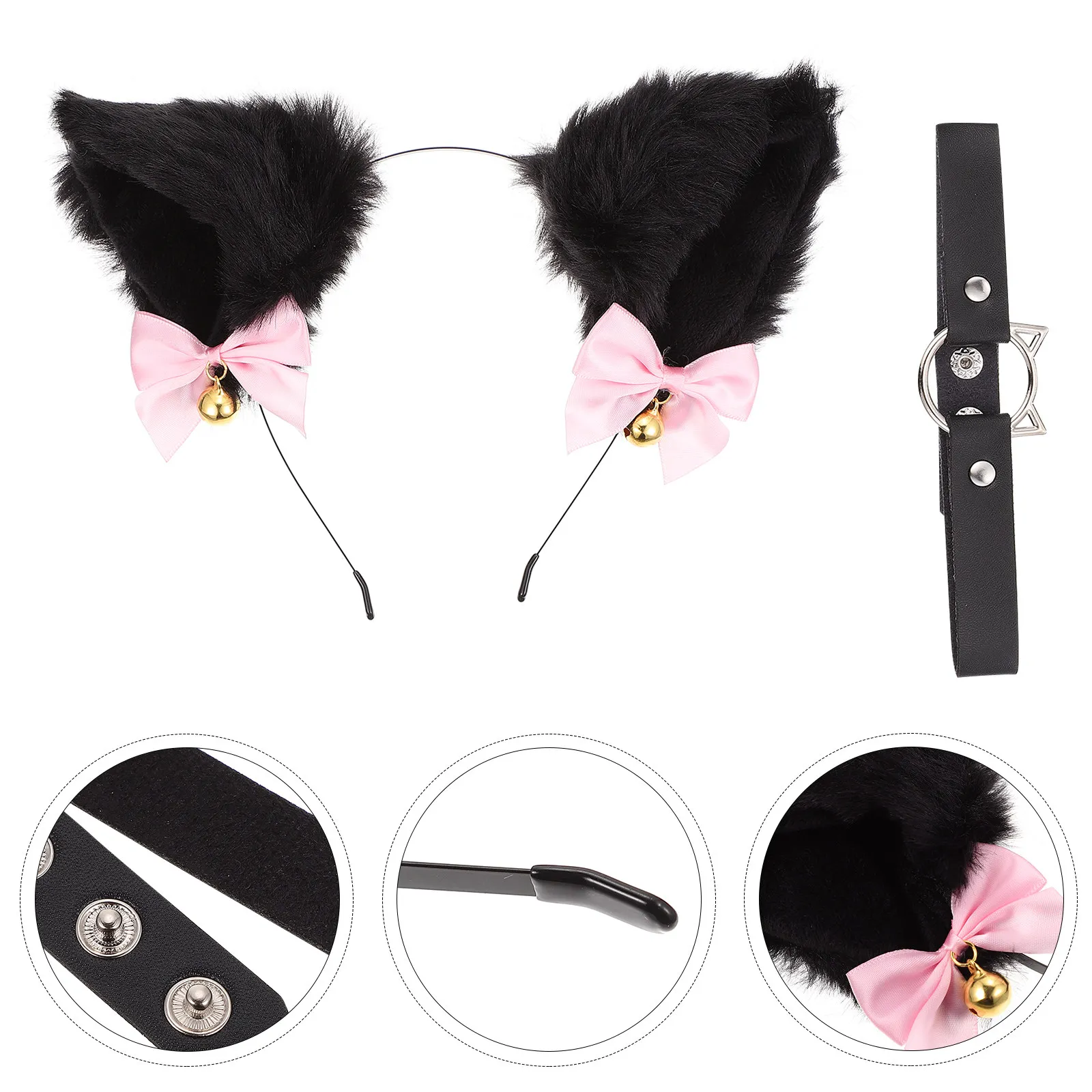 1 set Ear Headband Collar Set Festival Hairband For Cosplay Party Decorative Photo Props Festival Hairband Hair Accessories
1 set Ear Headband Collar Set Festival Hairband For Cosplay Party Decorative Photo Props Festival Hairband Hair Accessories