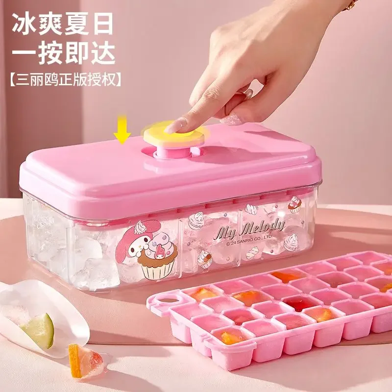 Sanrio Cinnamoroll Hello Kitty Anime Kawaii Ins Ice Cube Mold Cute My Melody Household Press Freezer Homemade Storage Box Toys
Sanrio Cinnamoroll Hello Kitty Anime Kawaii Ins Ice Cube Mold Cute My Melody Household Press Freezer Homemade Storage Box Toys