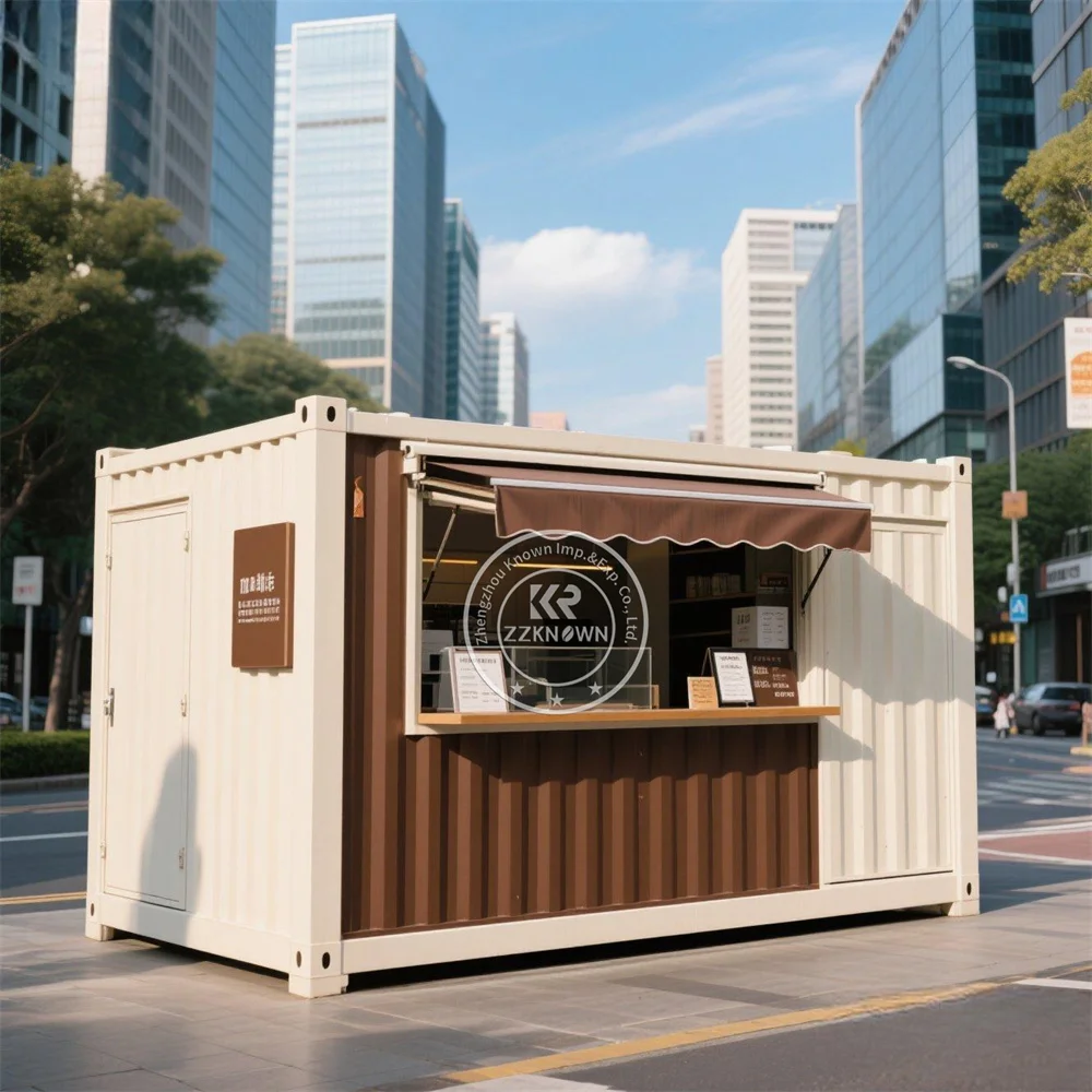 Prefabricated Container Store Shop High Quality Modular Coffee Kiosk Street Restaurant Container Outdoor Coffee Container Bar
Prefabricated Container Store Shop High Quality Modular Coffee Kiosk Street Restaurant Container Outdoor Coffee Container Bar