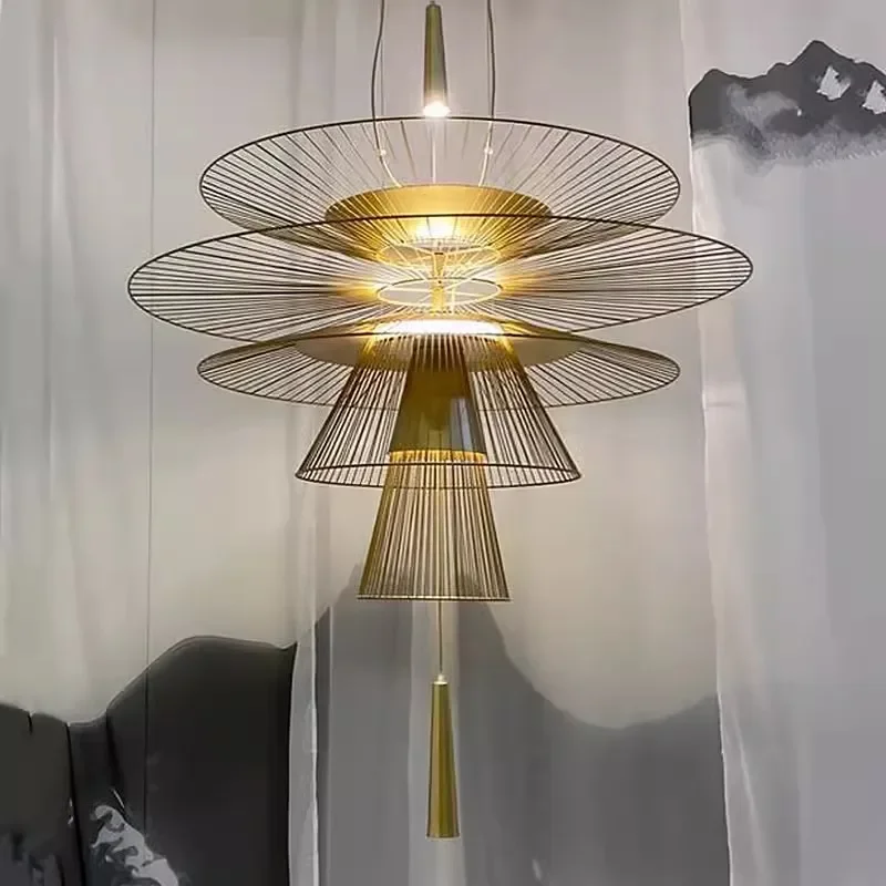 Nordic Multi Layer Mesh Pendant Lights for Living Dining Room Kitchen Island Tables Bar Ceiling Chandelier Home Decor Fixture
Nordic Multi Layer Mesh Pendant Lights for Living Dining Room Kitchen Island Tables Bar Ceiling Chandelier Home Decor Fixture