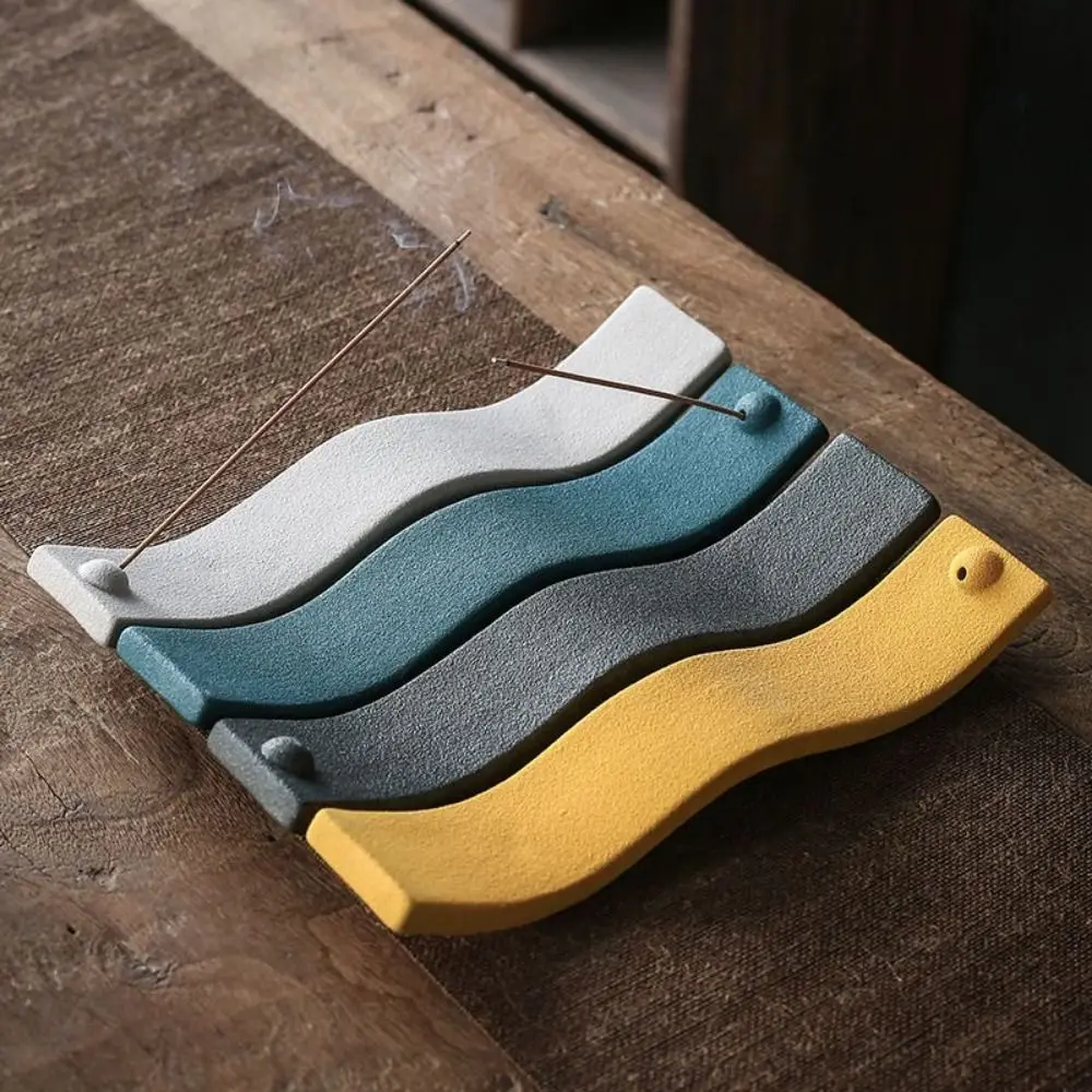 Creative Handicraft Wave Incense Sticks Holder Antique Ceramic line Incense Stove Stable Incense Holder Hotel
Creative Handicraft Wave Incense Sticks Holder Antique Ceramic line Incense Stove Stable Incense Holder Hotel