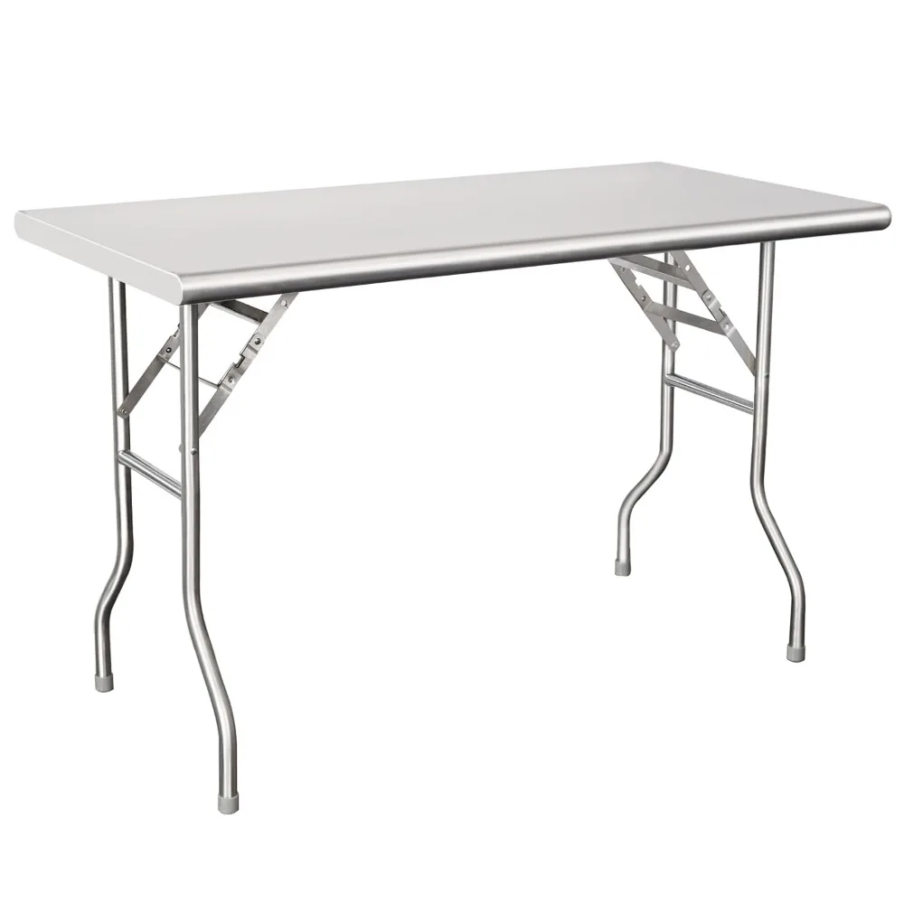 Folding Stainless Steel Table 24X48 Inches with Galvanized Leg NSF Commercial Portable Folding Prep Table for Restaurant Kitchen
Folding Stainless Steel Table 24X48 Inches with Galvanized Leg NSF Commercial Portable Folding Prep Table for Restaurant Kitchen