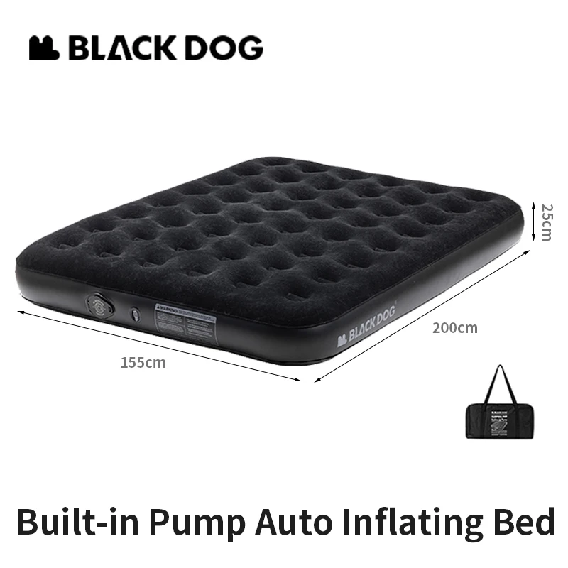 Naturehike BLACKDOG Built In Pump PVC Inflatable Mattress Outdoor Camping Travel Air Bed Sleeping Pad Mat 25cm Thickened Cushion
Naturehike BLACKDOG Built In Pump PVC Inflatable Mattress Outdoor Camping Travel Air Bed Sleeping Pad Mat 25cm Thickened Cushion