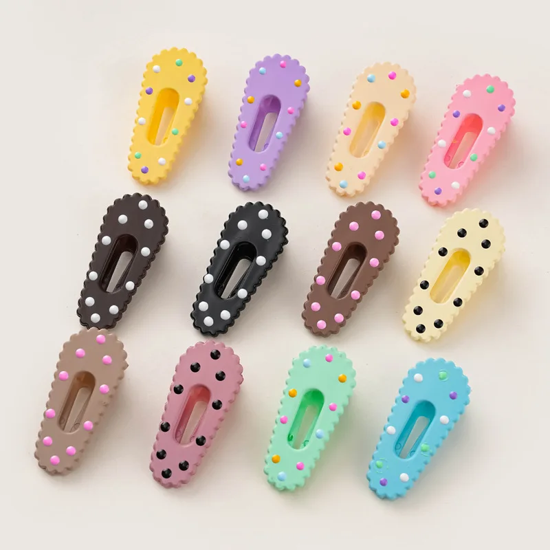 6pc European and American Cute Colorful Dot Hairpin Hair Side Clips for Girls Women Children Party Korean Hair Accessories
6pc European and American Cute Colorful Dot Hairpin Hair Side Clips for Girls Women Children Party Korean Hair Accessories