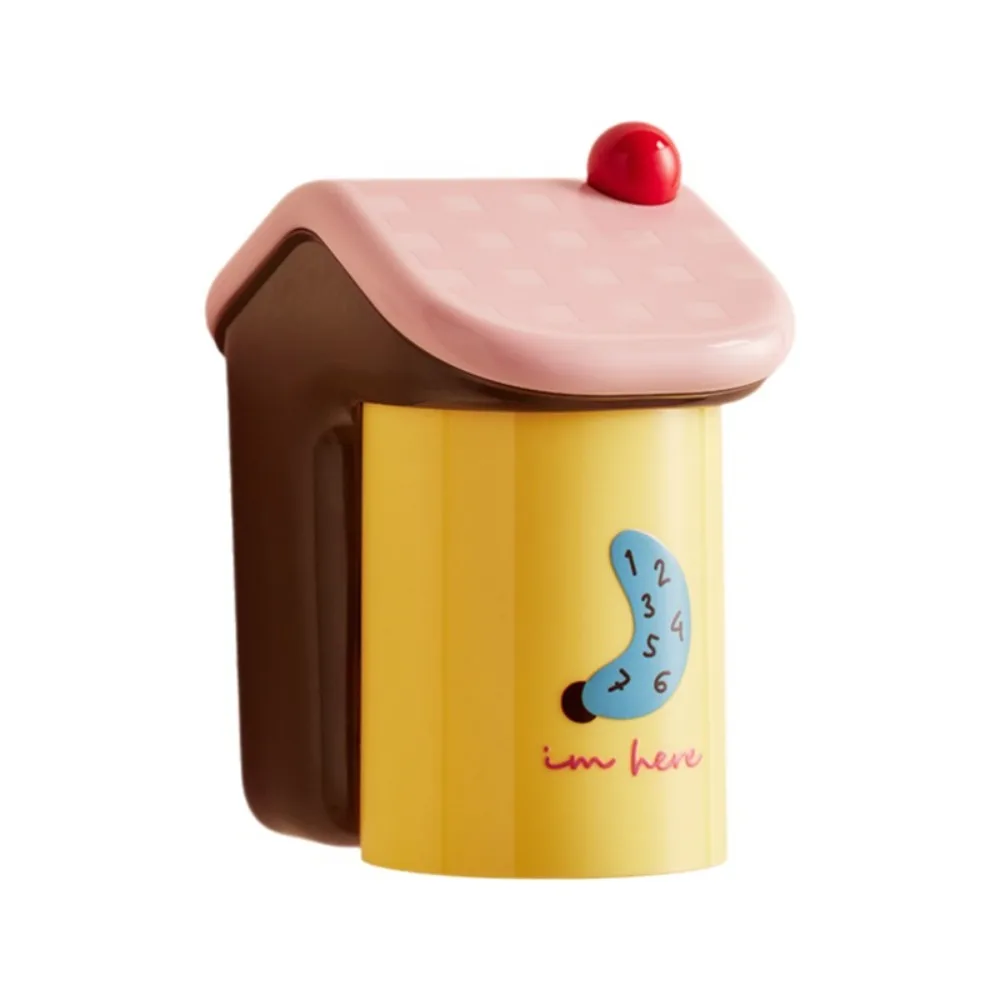 Настенный держатель для зубной щетки, магнитный мультяшный перевернутый сливной держатель, пластиковый вентилируемый держатель для чашки для полоскания рта
Настенный держатель для зубной щетки, магнитный мультяшный перевернутый сливной держатель, пластиковый вентилируемый держатель для чашки для полоскания рта