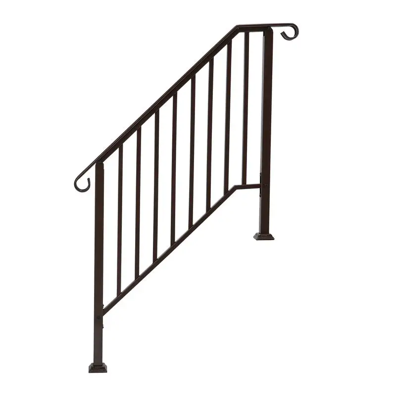 Bronze 3-step Courtyard Staircase Handrail
Bronze 3-step Courtyard Staircase Handrail