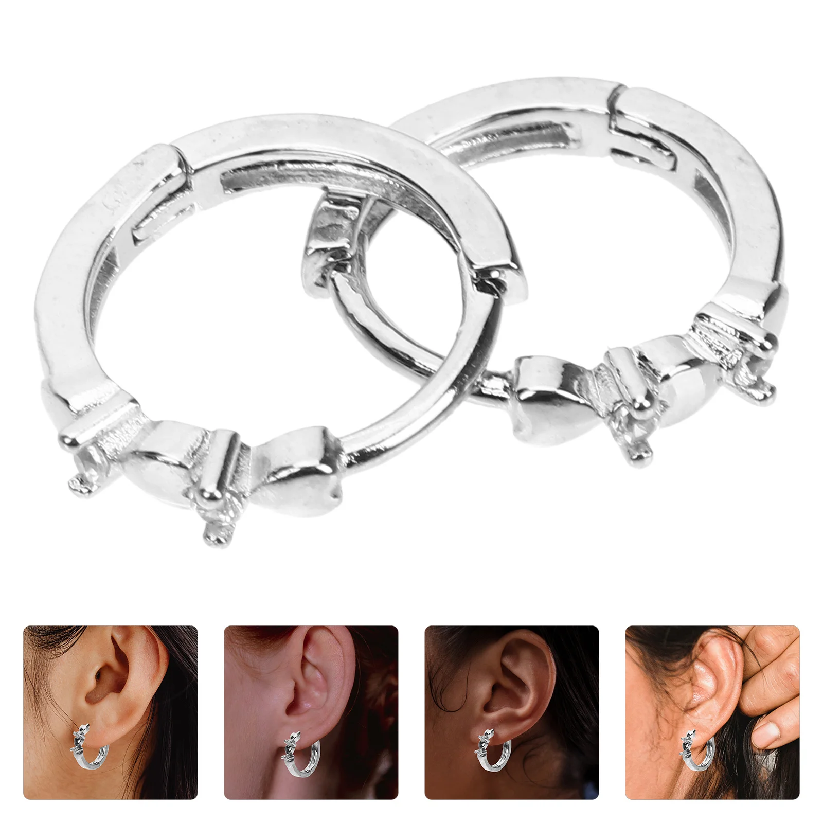 1Pair Heart Shaped Earrings Women's Valentine's Day Jewelry Fashion Aesthetic Bling Earrings for Evening Party Daily Wear Gift
1Pair Heart Shaped Earrings Women's Valentine's Day Jewelry Fashion Aesthetic Bling Earrings for Evening Party Daily Wear Gift