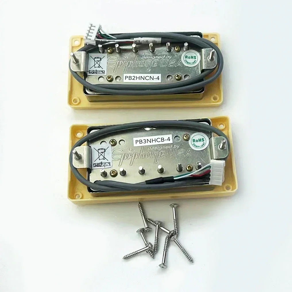 1 Set Original Epi Standard PRO Electric Guitar – Genuine Alnico Humbucker Pickups (Full Set)"
1 Set Original Epi Standard PRO Electric Guitar – Genuine Alnico Humbucker Pickups (Full Set)"