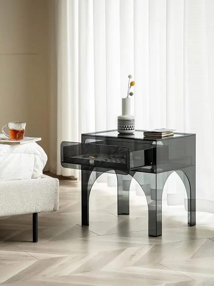 Light Luxury High Sense of Acrylic Bedside Table Bedroom Modern Simple Bedside Storage Small Cabinet Wabi-Sabi Wind Furniture
Light Luxury High Sense of Acrylic Bedside Table Bedroom Modern Simple Bedside Storage Small Cabinet Wabi-Sabi Wind Furniture