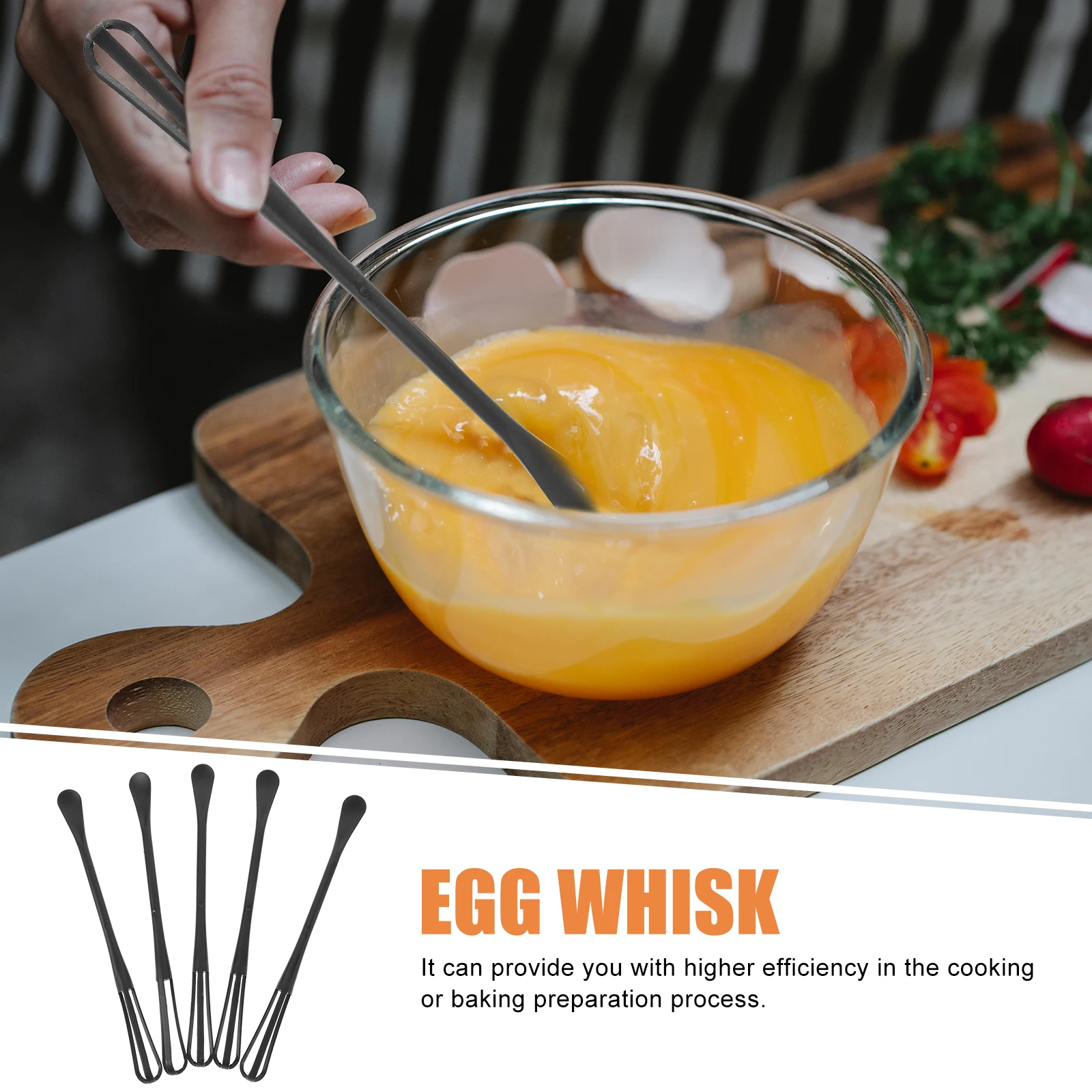 5pcs Egg Whisk Manual Handheld Whisking Tool Double-Headed Kitchen Gadget For Baking Cooking Mixing Eggs Milk Cream Stirring
5pcs Egg Whisk Manual Handheld Whisking Tool Double-Headed Kitchen Gadget For Baking Cooking Mixing Eggs Milk Cream Stirring