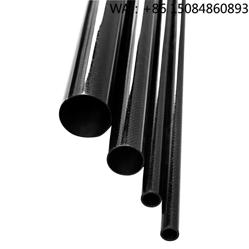 3K Carbon Fiber Tube with Connectors, Plain Twill Matte Glossy Finish, Light High Strength Full Size Custom Sports Pipe
3K Carbon Fiber Tube with Connectors, Plain Twill Matte Glossy Finish, Light High Strength Full Size Custom Sports Pipe