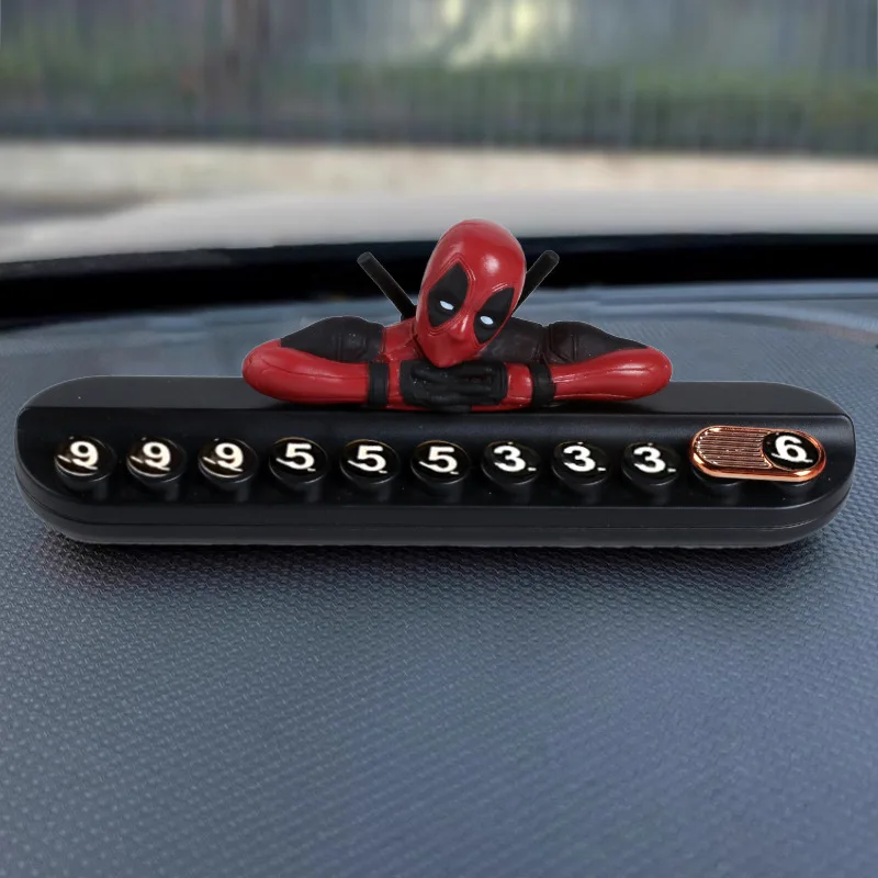 Deadpool Car Parking Sign Hidden Phone Number Plate Cartoon Household Goods for Auto Accessories
Deadpool Car Parking Sign Hidden Phone Number Plate Cartoon Household Goods for Auto Accessories