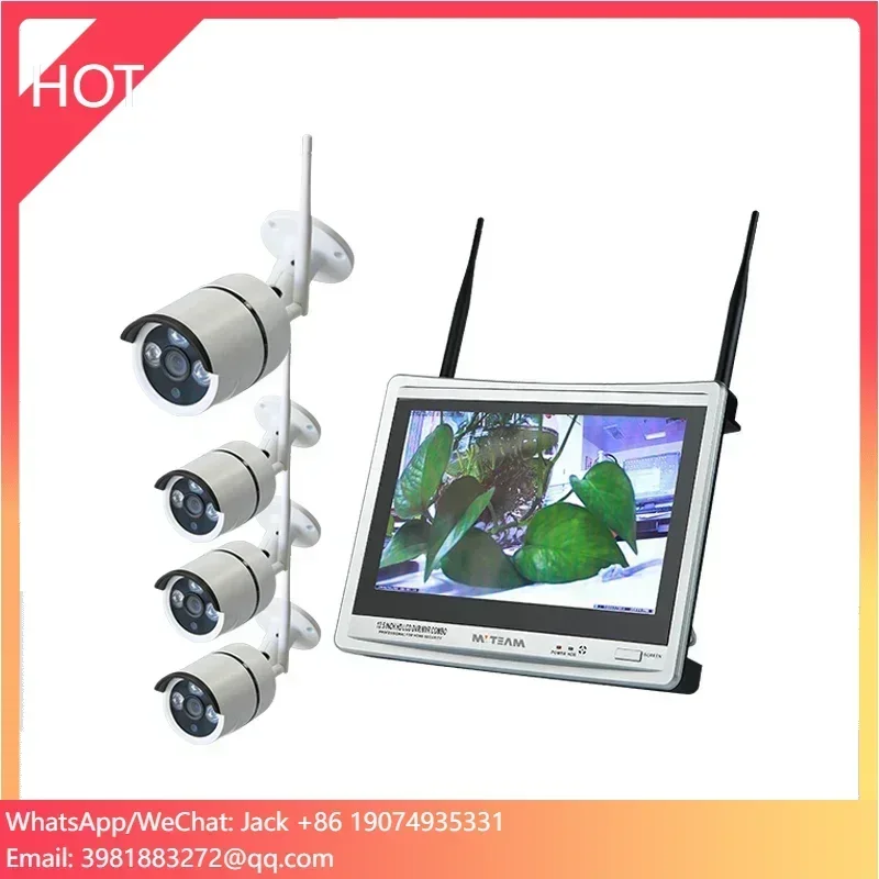 4 CH Wireless NVR Kit CCTV 12.5 inch LCD Wireless Home Outdoor Wifi Security Camera System
4 CH Wireless NVR Kit CCTV 12.5 inch LCD Wireless Home Outdoor Wifi Security Camera System