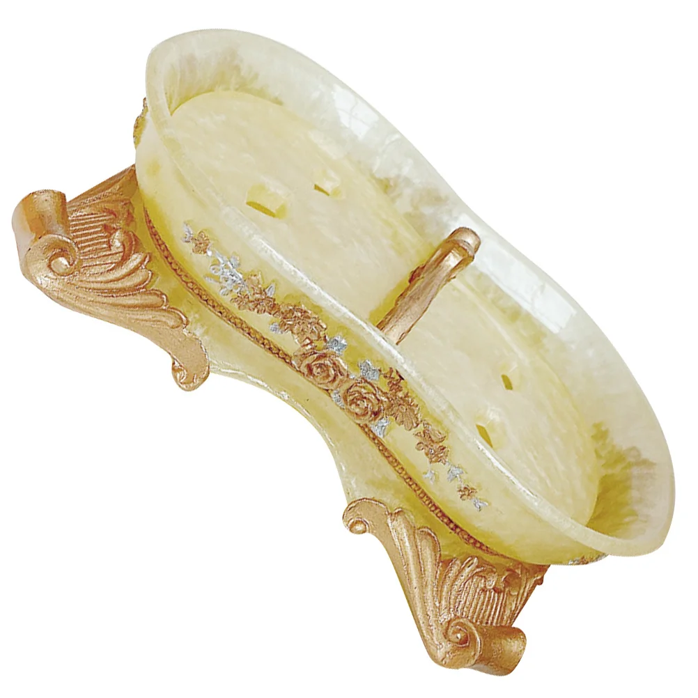 Exquisite Floral Pattern Soap Dish with Drainage Holes Sturdy Vintage Design for Bathroom Kitchen Decorative Soap Holder Drying
Exquisite Floral Pattern Soap Dish with Drainage Holes Sturdy Vintage Design for Bathroom Kitchen Decorative Soap Holder Drying