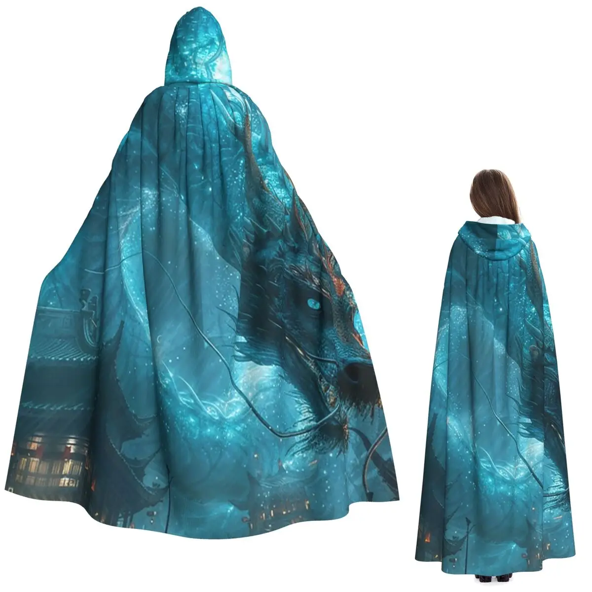 Neon Serpent Dragon Artwork Long Hooded Cloak Witch Medieval Costume Cosplay Cape HalloweenVampire Adult Unisex
Neon Serpent Dragon Artwork Long Hooded Cloak Witch Medieval Costume Cosplay Cape HalloweenVampire Adult Unisex