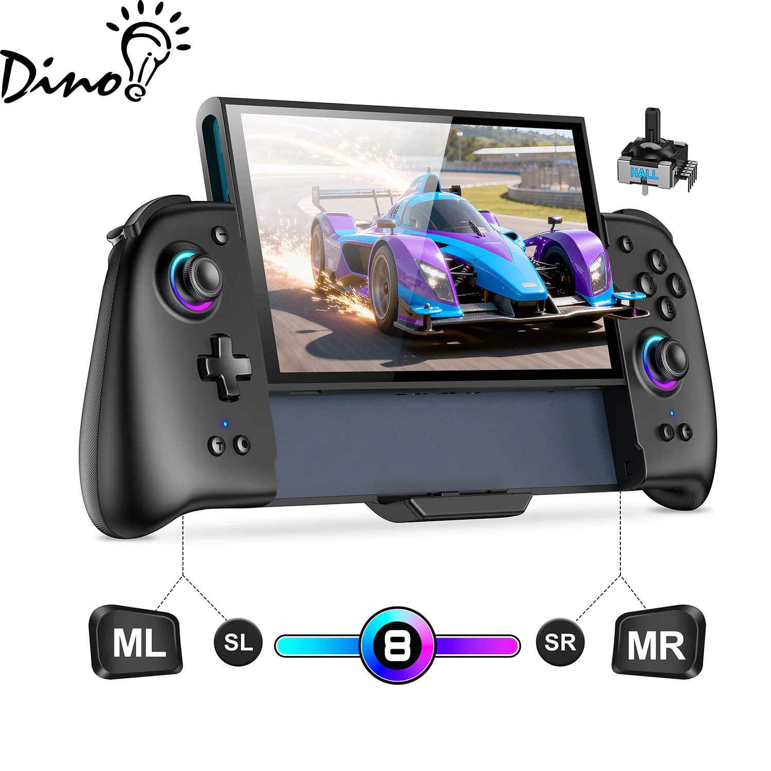 Геймпад DinoFire для Switch2 с турбо-функцией и двумя задними кнопками, аккумулятор 1000 мАч, Type-C, аксессуары для Switch2
Геймпад DinoFire для Switch2 с турбо-функцией и двумя задними кнопками, аккумулятор 1000 мАч, Type-C, аксессуары для Switch2
