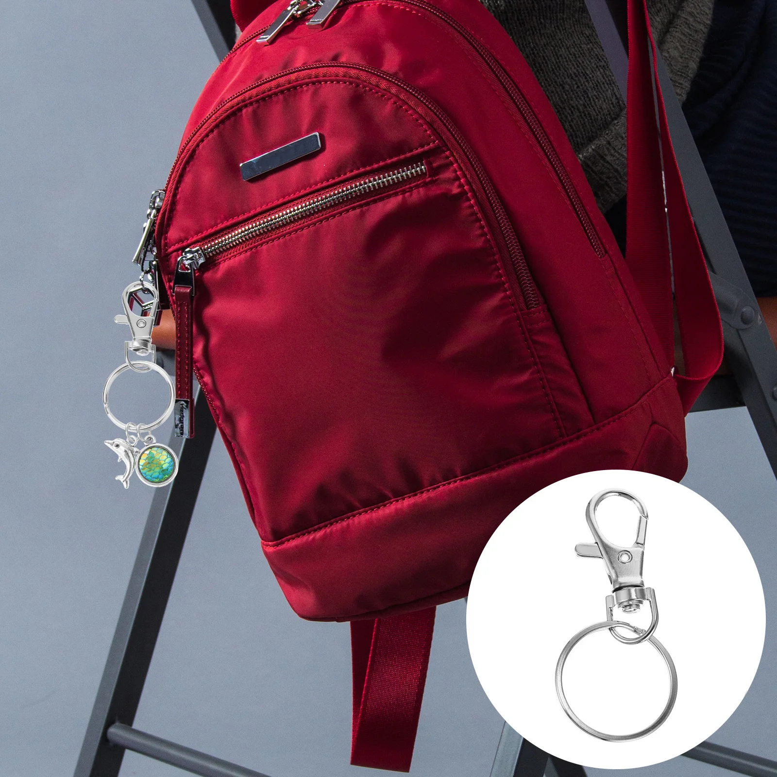 Keychain Hook Clasps Zinc Alloy Durable Clips Keyring Rings Bulk Making Kit DIY Projects Swivel Key Ring Accessories Jewelry
Keychain Hook Clasps Zinc Alloy Durable Clips Keyring Rings Bulk Making Kit DIY Projects Swivel Key Ring Accessories Jewelry