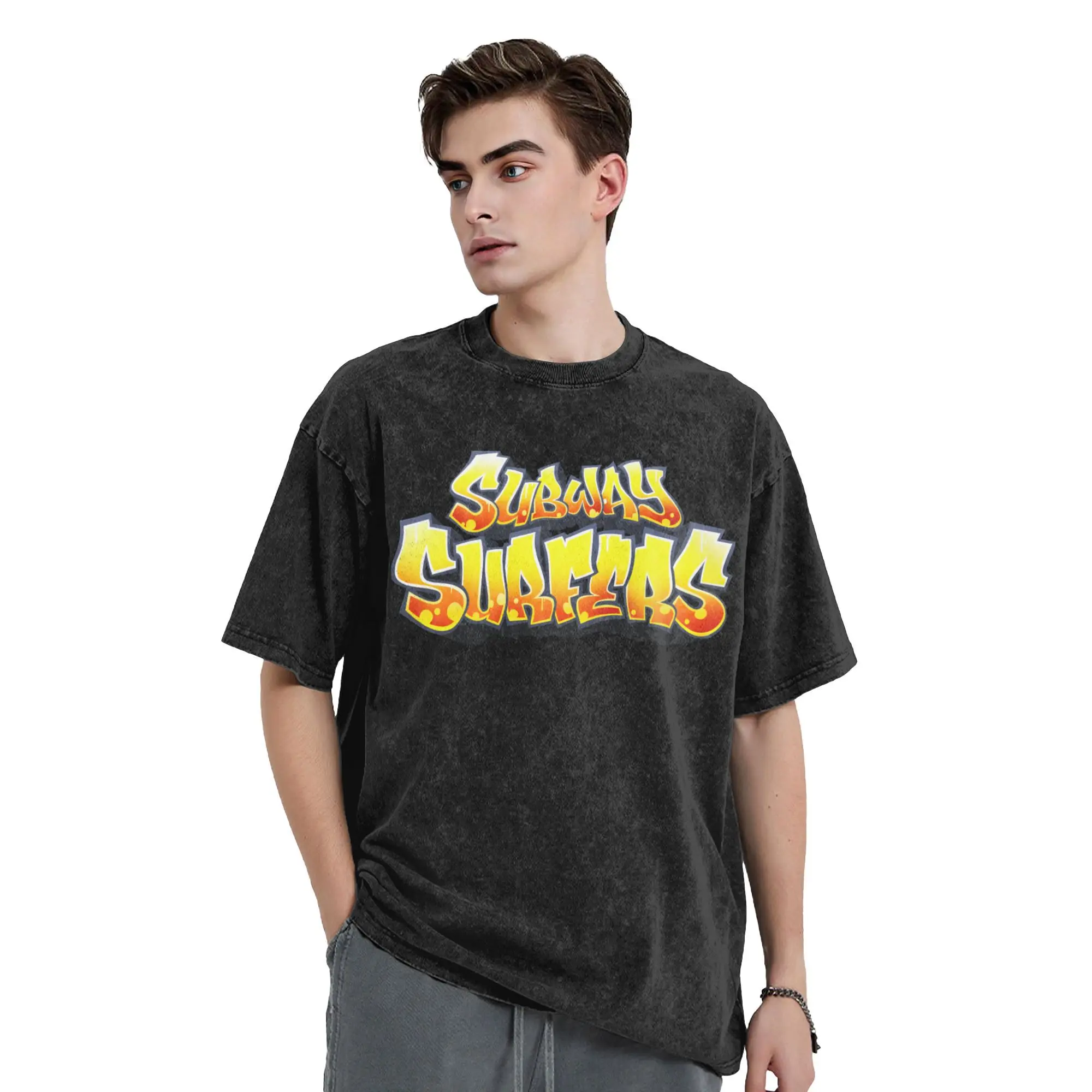 Футболка Subways Surfers в стиле хип-хоп, мытые футболки из 100% хлопка, новинка для мужчин и женщин, топы, уличная одежда, футболки с рисунком
Футболка Subways Surfers в стиле хип-хоп, мытые футболки из 100% хлопка, новинка для мужчин и женщин, топы, уличная одежда, футболки с рисунком
