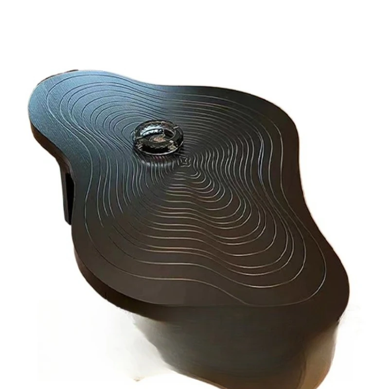 Solid wood coffee table, wabi-sabi small apartment, black oak, retro coffee table, cloud coffee table
Solid wood coffee table, wabi-sabi small apartment, black oak, retro coffee table, cloud coffee table