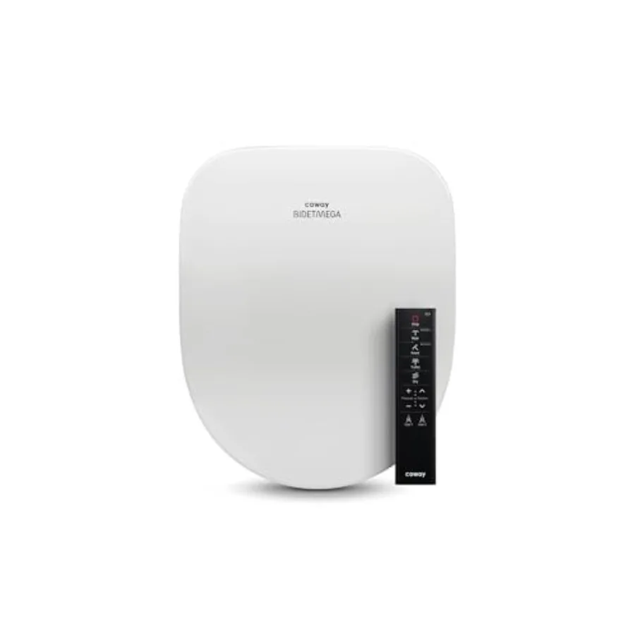Bidetmega 500S Electronic Bidet Toilet Seat for home use, stainless steel nozzle, white, instantaneous water heating and heated
Bidetmega 500S Electronic Bidet Toilet Seat for home use, stainless steel nozzle, white, instantaneous water heating and heated