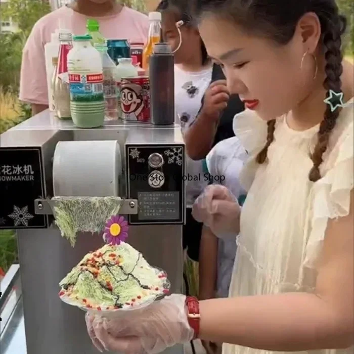 Full Automatic Milk Snow Ice Machine 60kg120kg Commercial Snowflake Ice Making Machine Korean Kakigori Bingsu Machine
Full Automatic Milk Snow Ice Machine 60kg120kg Commercial Snowflake Ice Making Machine Korean Kakigori Bingsu Machine
