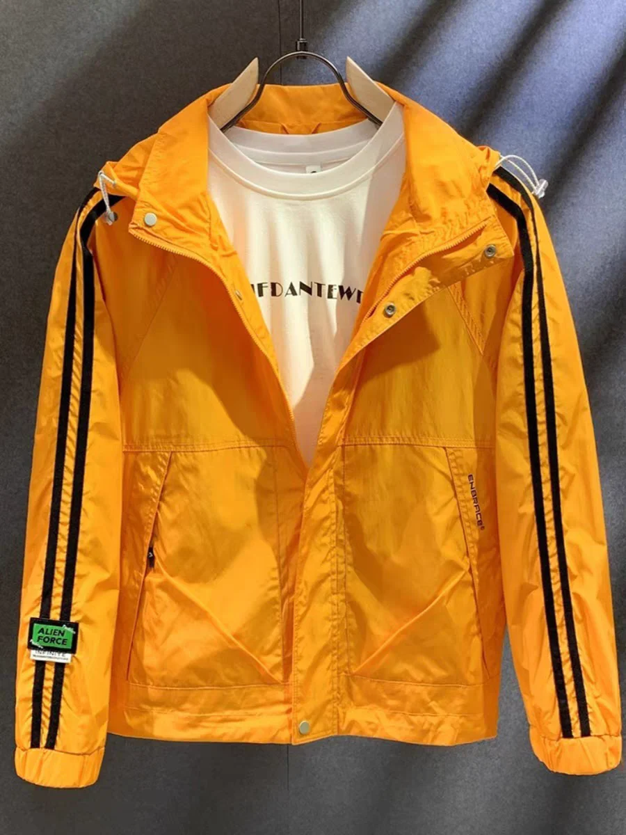 Lightweight Hooded Men's Jaet Stripe Pattern Spring Summer New Sle Outdoor Casual Workwear Windproof Polyester Fiber Zipp...
Lightweight Hooded Men's Jaet Stripe Pattern Spring Summer New Sle Outdoor Casual Workwear Windproof Polyester Fiber Zipp...