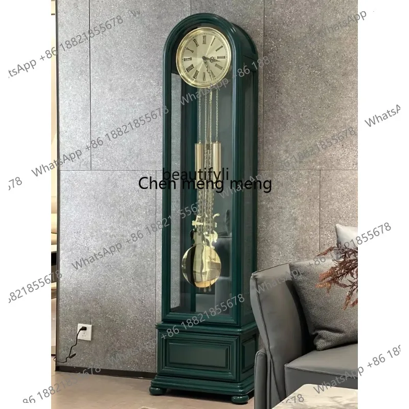 LHY26 ss ss8617 American the Grandfather Clock Living Room Modern Simple and Fashionable Light Luxury Clock Vertical Solid Wood
LHY26 ss ss8617 American the Grandfather Clock Living Room Modern Simple and Fashionable Light Luxury Clock Vertical Solid Wood