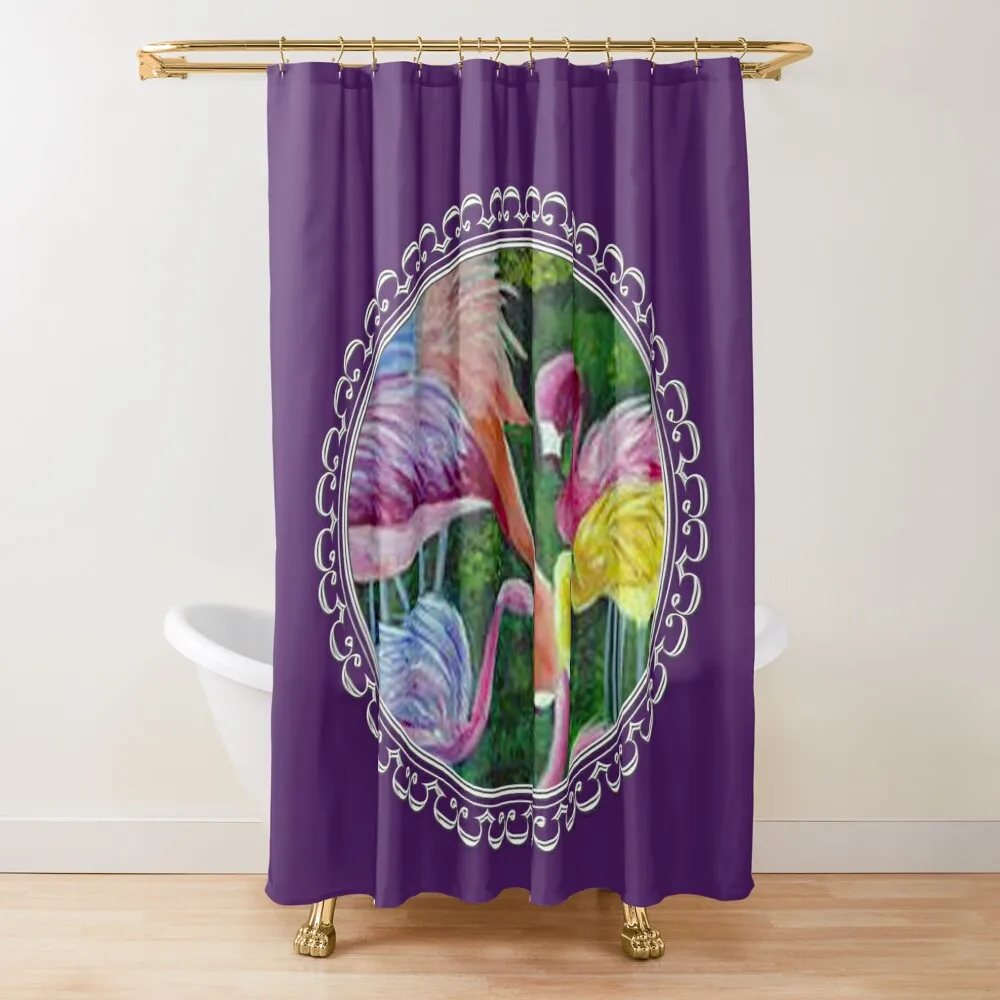 Flamingos in Color Shower Curtain Window For Shower Shower For Bathroom Set In The Bathroom Curtain
Flamingos in Color Shower Curtain Window For Shower Shower For Bathroom Set In The Bathroom Curtain