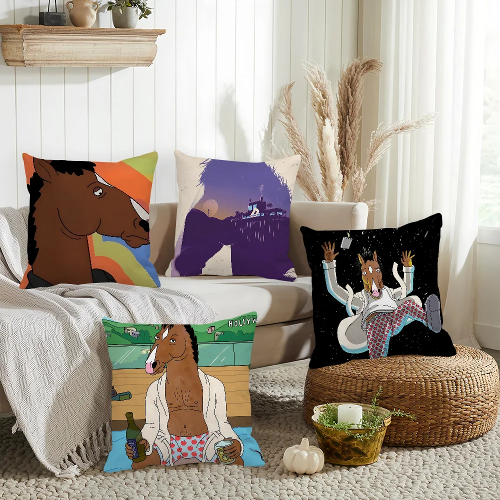 B-BoJack Cartoon H-Horseman Pillow Case Suitable For Bedrooms Living Rooms Cars Home Decoration
B-BoJack Cartoon H-Horseman Pillow Case Suitable For Bedrooms Living Rooms Cars Home Decoration