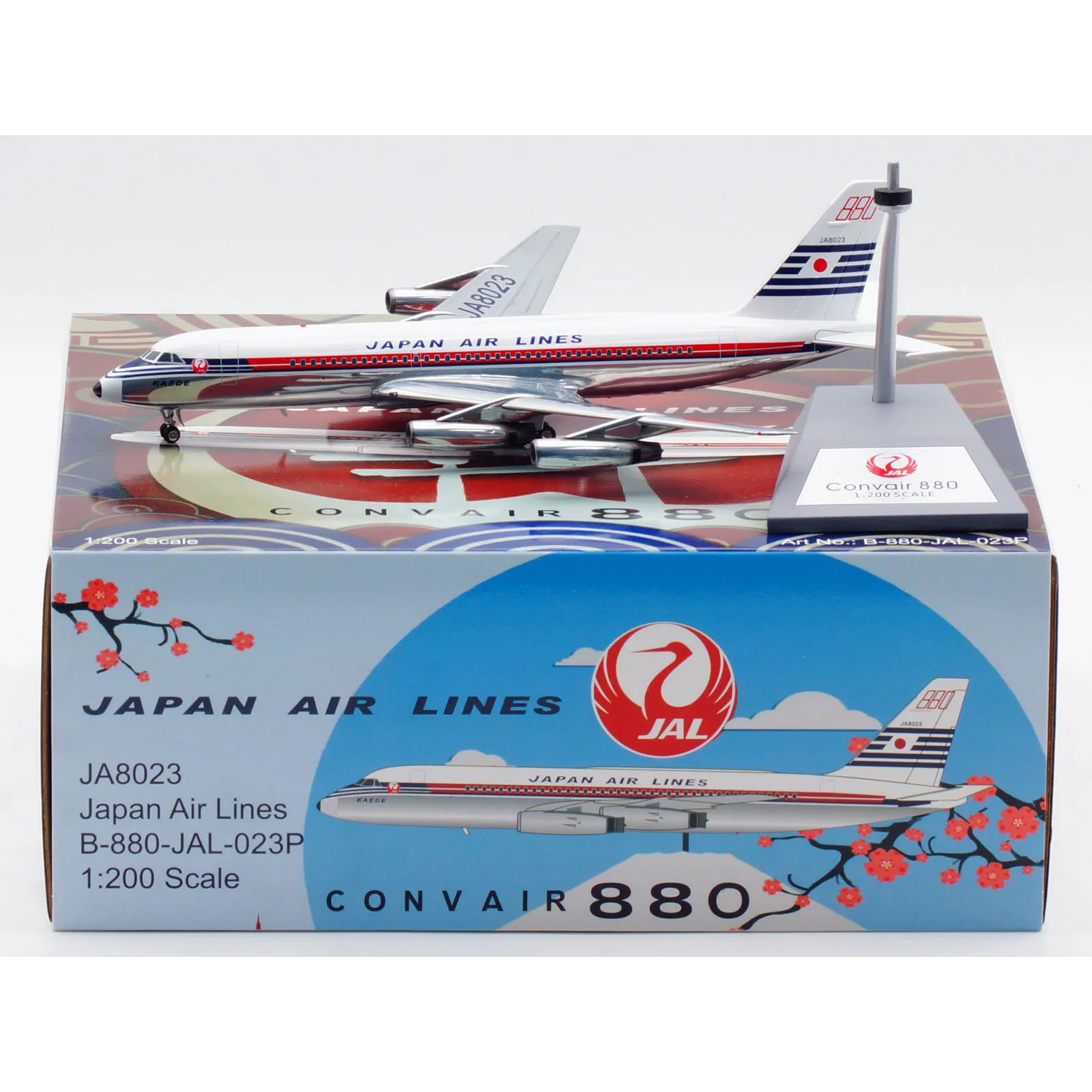 B-880-JAL-023P Alloy Collectible Plane Gift B-Models 1:200 Japan Airlines Convair CV-880M Diecast Aircraft Jet Model JA8023
B-880-JAL-023P Alloy Collectible Plane Gift B-Models 1:200 Japan Airlines Convair CV-880M Diecast Aircraft Jet Model JA8023