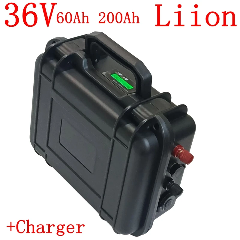 36V 60Ah 80Ah 100Ah 120Ah 130Ah 150Ah 200Ah Lithium li ion battery for electric fishing boat RV solar system caravanas +Charger
36V 60Ah 80Ah 100Ah 120Ah 130Ah 150Ah 200Ah Lithium li ion battery for electric fishing boat RV solar system caravanas +Charger