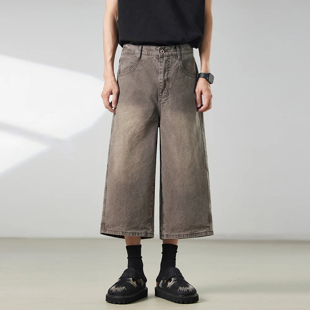 Calf-length Baggy Jeans Men Spring Summer Streetwear Fashion Vintage Plus Size Loose Casual Denim Jeans Pant Trousers
Calf-length Baggy Jeans Men Spring Summer Streetwear Fashion Vintage Plus Size Loose Casual Denim Jeans Pant Trousers