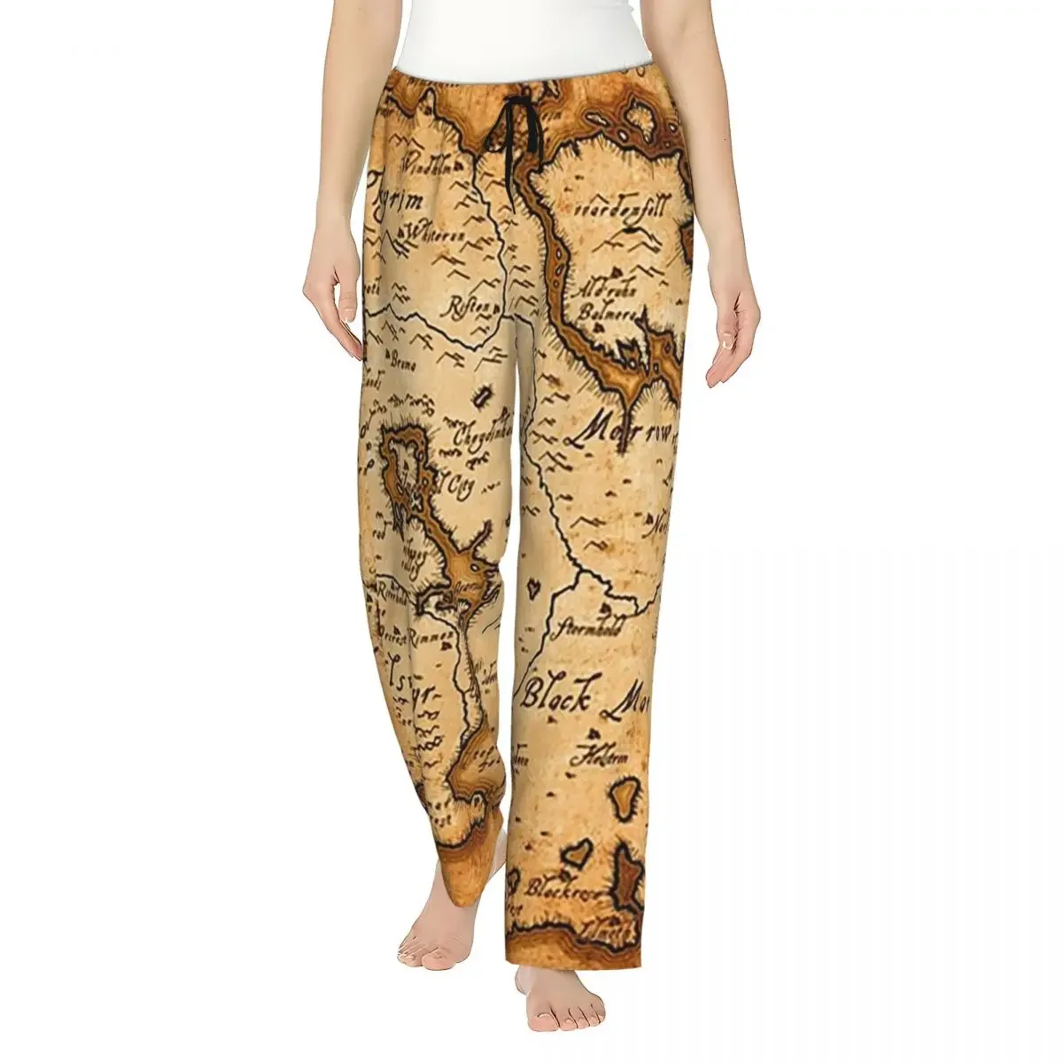 Custom Map Of Tamriel - Elder Scrolls Iv Oblivion Women Pajama Pants Lounge Sleep Sleepwear Bottoms with Pockets
Custom Map Of Tamriel - Elder Scrolls Iv Oblivion Women Pajama Pants Lounge Sleep Sleepwear Bottoms with Pockets