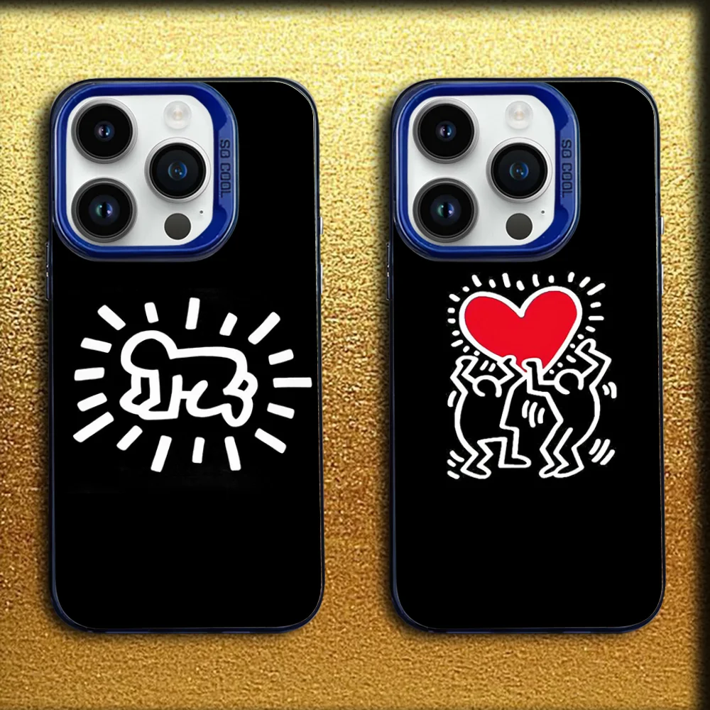 K-Haring-Works-Colorful-Print Phone Case For iPhone 16,15,14,13,12,11,Mini,Pro,SE,MAX Blue Matte Silicone Cover
K-Haring-Works-Colorful-Print Phone Case For iPhone 16,15,14,13,12,11,Mini,Pro,SE,MAX Blue Matte Silicone Cover