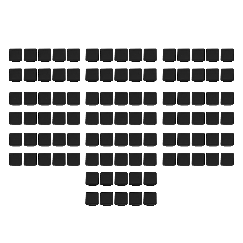 100 Pcs Square Pipe Plug Black Plastic Furniture Leg Insert Chair Glide Tube Bung Protector Cap Floor Wooden Furniture
100 Pcs Square Pipe Plug Black Plastic Furniture Leg Insert Chair Glide Tube Bung Protector Cap Floor Wooden Furniture