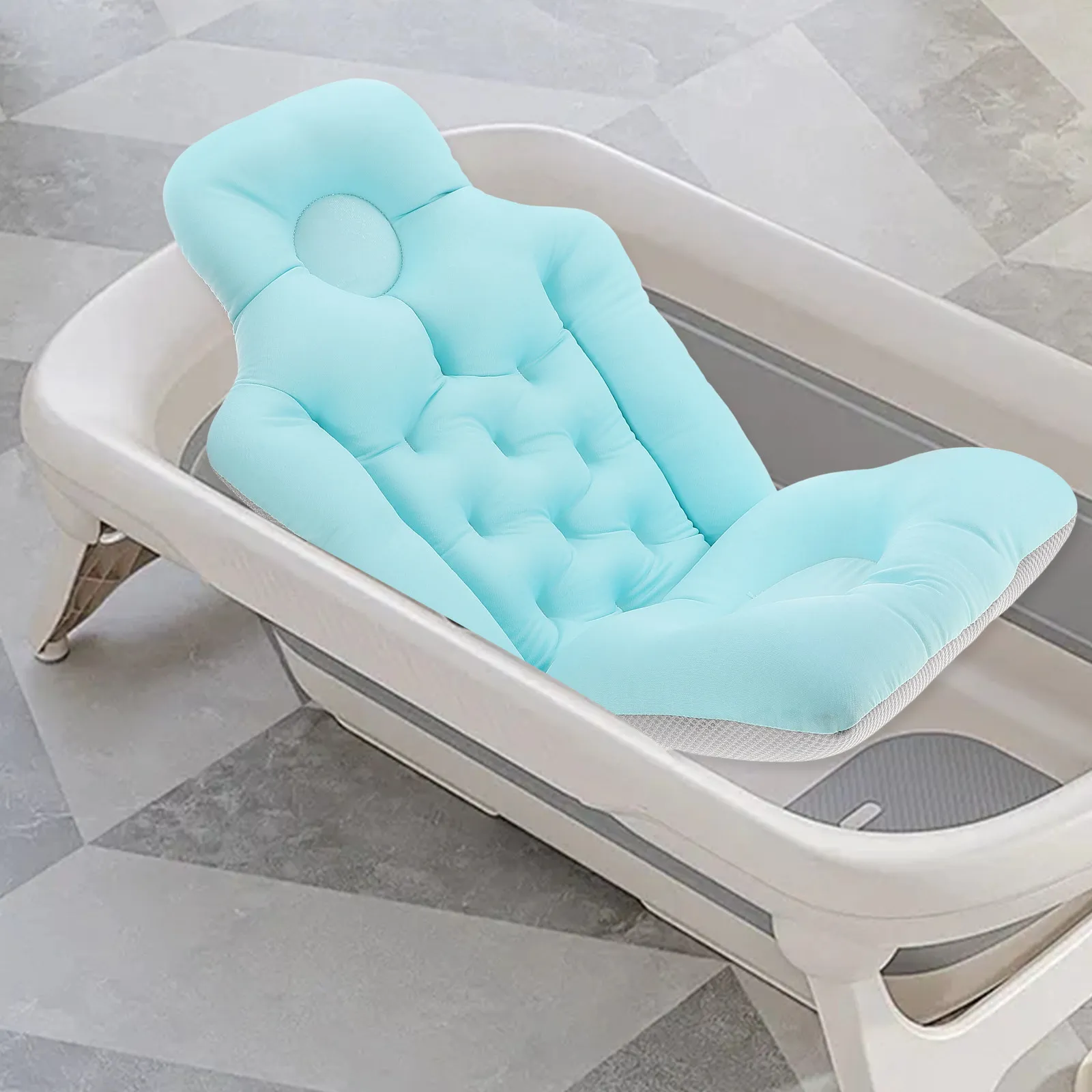 Full Body Bath Pillow Bathtub Cushion Detachable Seat Portable Non-Slip Bath Mat Bathtub Support Chair Bathroom Mat
Full Body Bath Pillow Bathtub Cushion Detachable Seat Portable Non-Slip Bath Mat Bathtub Support Chair Bathroom Mat