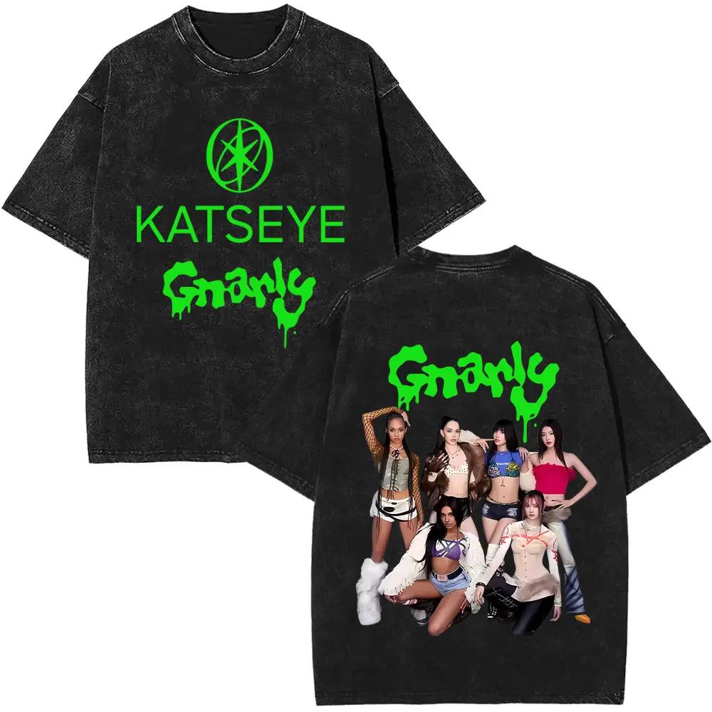 Washed Vintage Korean Kpop Katseye Gabriela Double Sided Print T-shirt Men Women Hip Hop Fashion Oversized T Shirts Streetwear
Washed Vintage Korean Kpop Katseye Gabriela Double Sided Print T-shirt Men Women Hip Hop Fashion Oversized T Shirts Streetwear