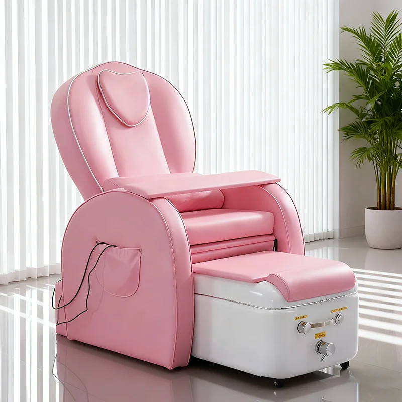 eh-Modern Nail Salon Equipment Electric Massage Foot Care Spa Chair Luxury Reclining pink Pedicure Chair with Jet Pump@
eh-Modern Nail Salon Equipment Electric Massage Foot Care Spa Chair Luxury Reclining pink Pedicure Chair with Jet Pump@