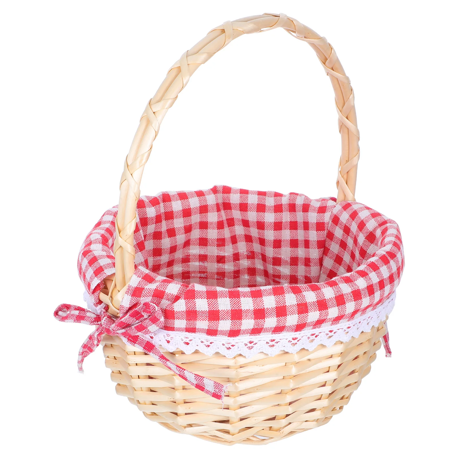Handmade Rattan Basket Wicker Handbasket for Picnic Shopping Storage Small Favors Vegetable Container Lightweight Round Design
Handmade Rattan Basket Wicker Handbasket for Picnic Shopping Storage Small Favors Vegetable Container Lightweight Round Design