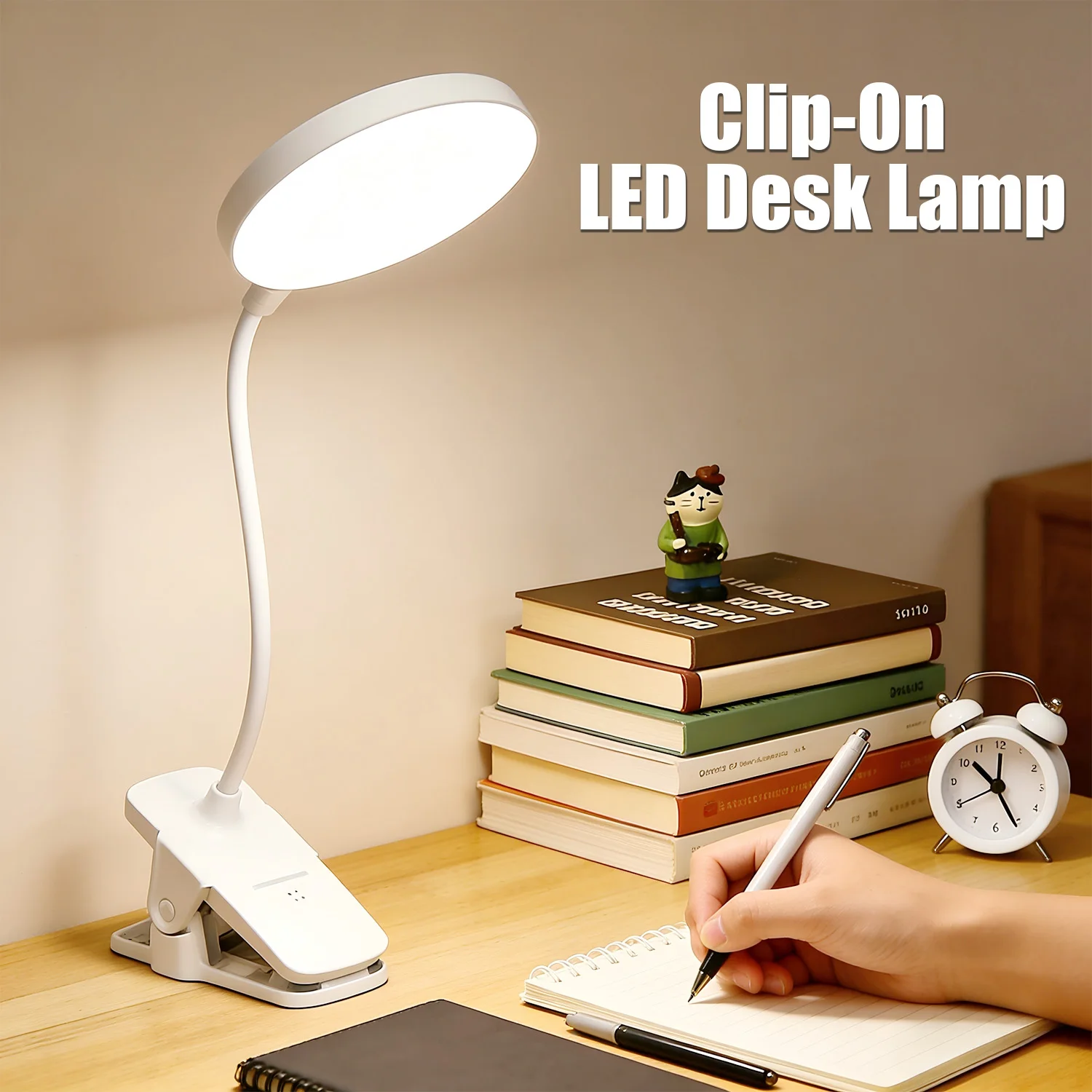Светодиодная настольная лампа с зажимом, сенсорный датчик, регулируемая настольная лампа для защиты глаз, перезаряжаемая через USB, 3 цвета, регулируемая лампа для чтения и учебы
Светодиодная настольная лампа с зажимом, сенсорный датчик, регулируемая настольная лампа для защиты глаз, перезаряжаемая через USB, 3 цвета, регулируемая лампа для чтения и учебы