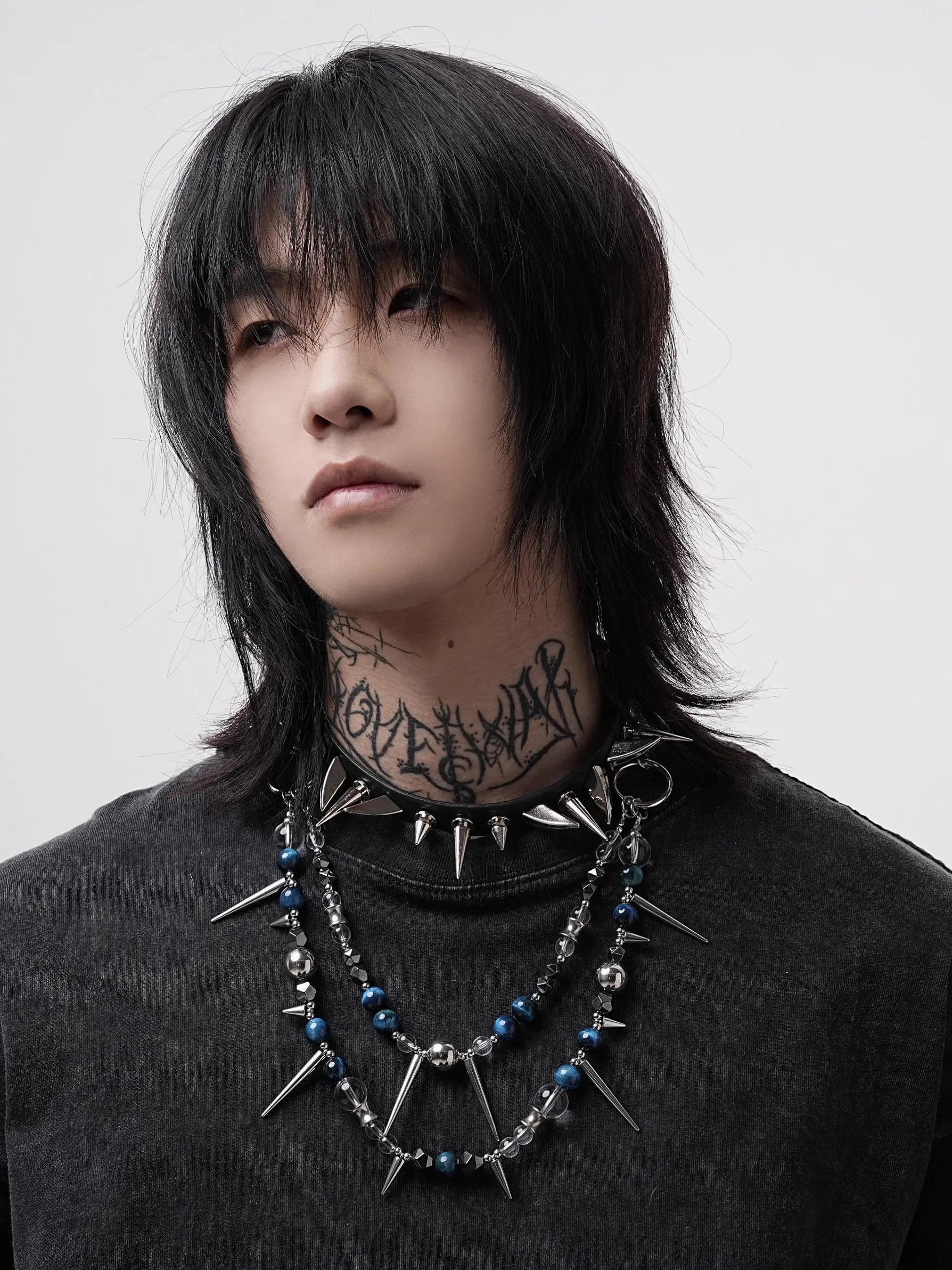 Punk Grunge Rock Rivet Chain Necklace Cool Fashion Steel Beads Necklace Goth Aesthetic Charm Jewelry Hip Hop Y3K Accessories
Punk Grunge Rock Rivet Chain Necklace Cool Fashion Steel Beads Necklace Goth Aesthetic Charm Jewelry Hip Hop Y3K Accessories