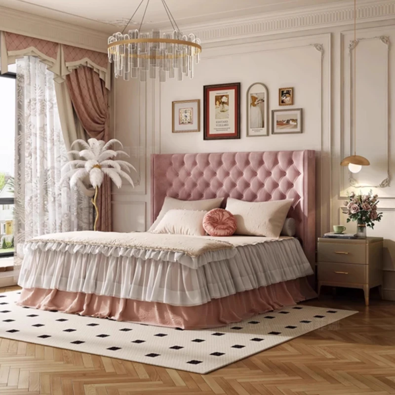 Girls Castle Bed Bedroom Queen Frame Double Massage Bed Design European Simple Princess Sleeping Cama Solteiro Home Furniture
Girls Castle Bed Bedroom Queen Frame Double Massage Bed Design European Simple Princess Sleeping Cama Solteiro Home Furniture