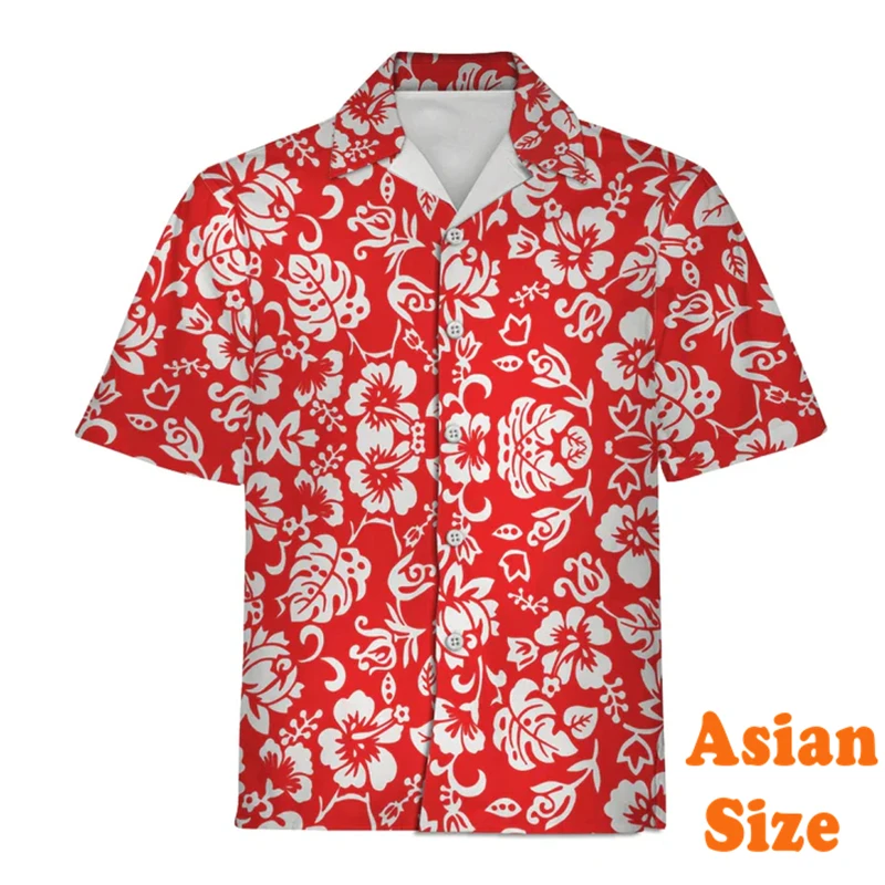 Summer Hawaiian Shirts Men Casual Fashion Flower 3d Print Short Sleeve Single Breasted Funny Shirt Vacation Casual Popular Tee
Summer Hawaiian Shirts Men Casual Fashion Flower 3d Print Short Sleeve Single Breasted Funny Shirt Vacation Casual Popular Tee