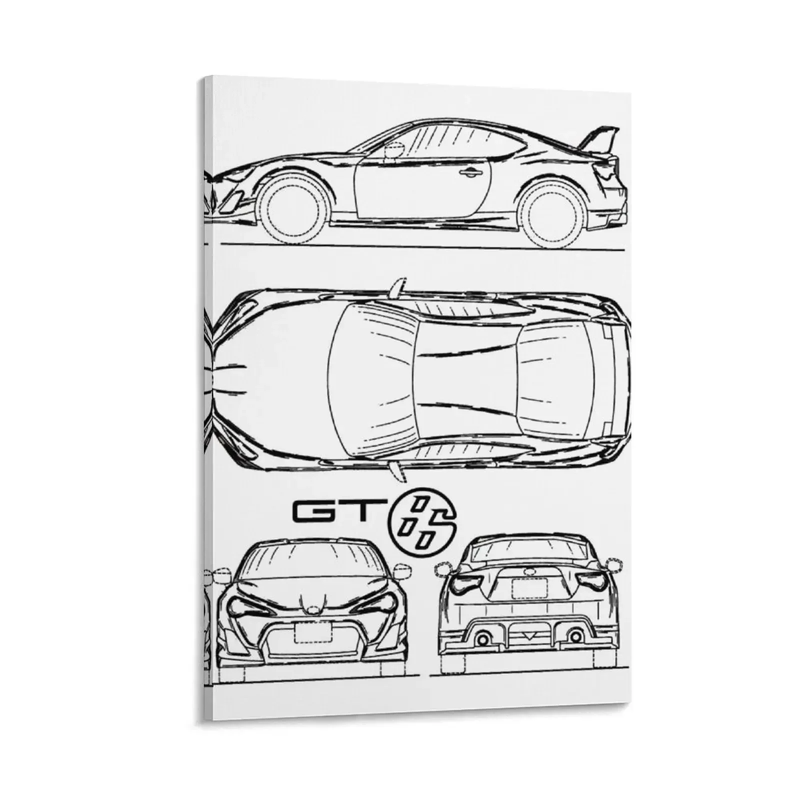 GT86 Blueprint Canvas Painting wall decoration paintings posters anime decorative wall canvases
GT86 Blueprint Canvas Painting wall decoration paintings posters anime decorative wall canvases
