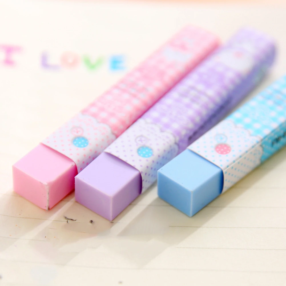 3Pcs Colorful Cartoon Erasers Non-Toxic Soft Rubber Eraser Kids School Stationery Pencil Eraser for Students
3Pcs Colorful Cartoon Erasers Non-Toxic Soft Rubber Eraser Kids School Stationery Pencil Eraser for Students