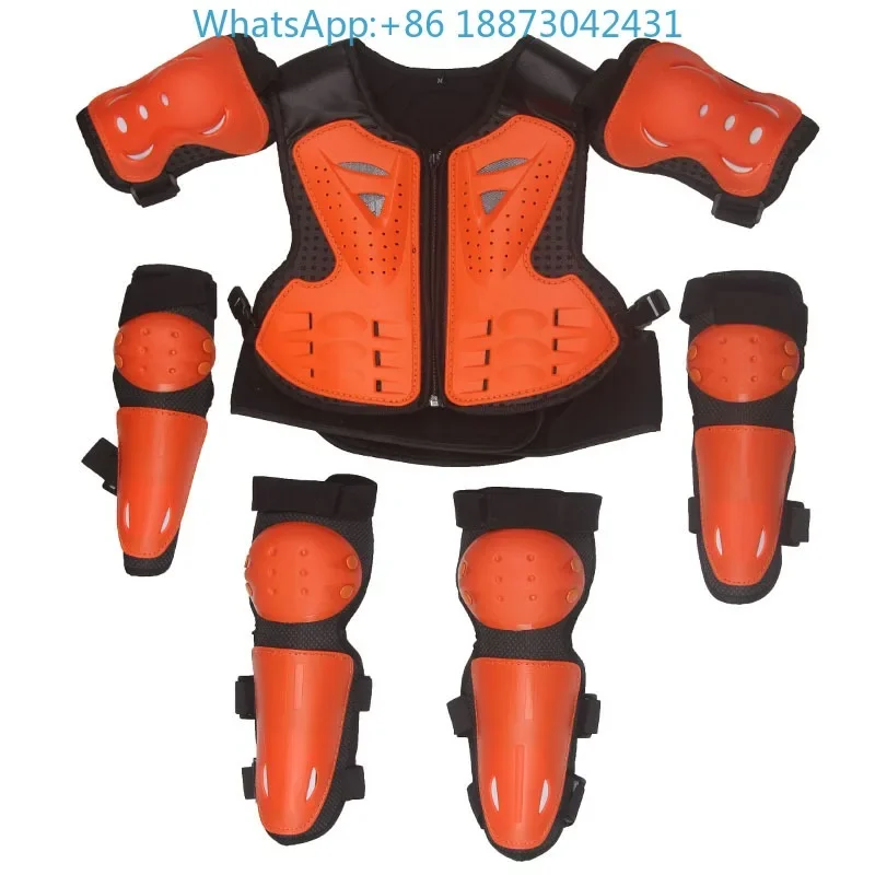 Children's racing bike riding cross-country motorcycle anti-fall protective gear chest protector knee protector wrist jacket
Children's racing bike riding cross-country motorcycle anti-fall protective gear chest protector knee protector wrist jacket