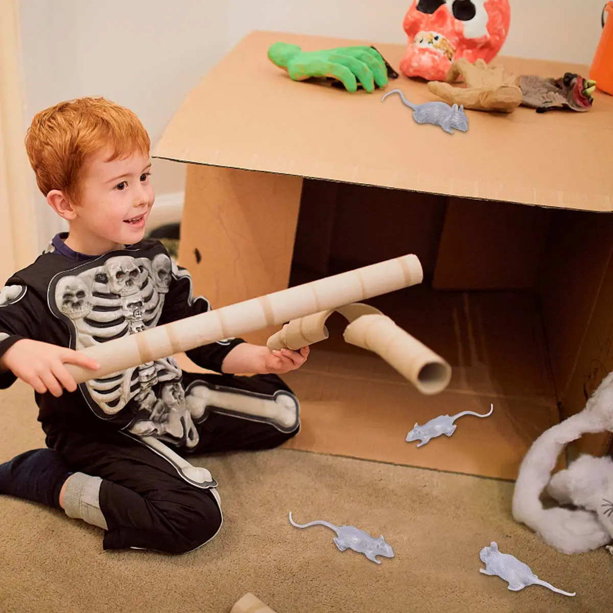 10Pcs Halloween Simulation Mouse Plastic Fake Simulation Prank Trick Decoration Scary Party Reusable Scare Prop
10Pcs Halloween Simulation Mouse Plastic Fake Simulation Prank Trick Decoration Scary Party Reusable Scare Prop