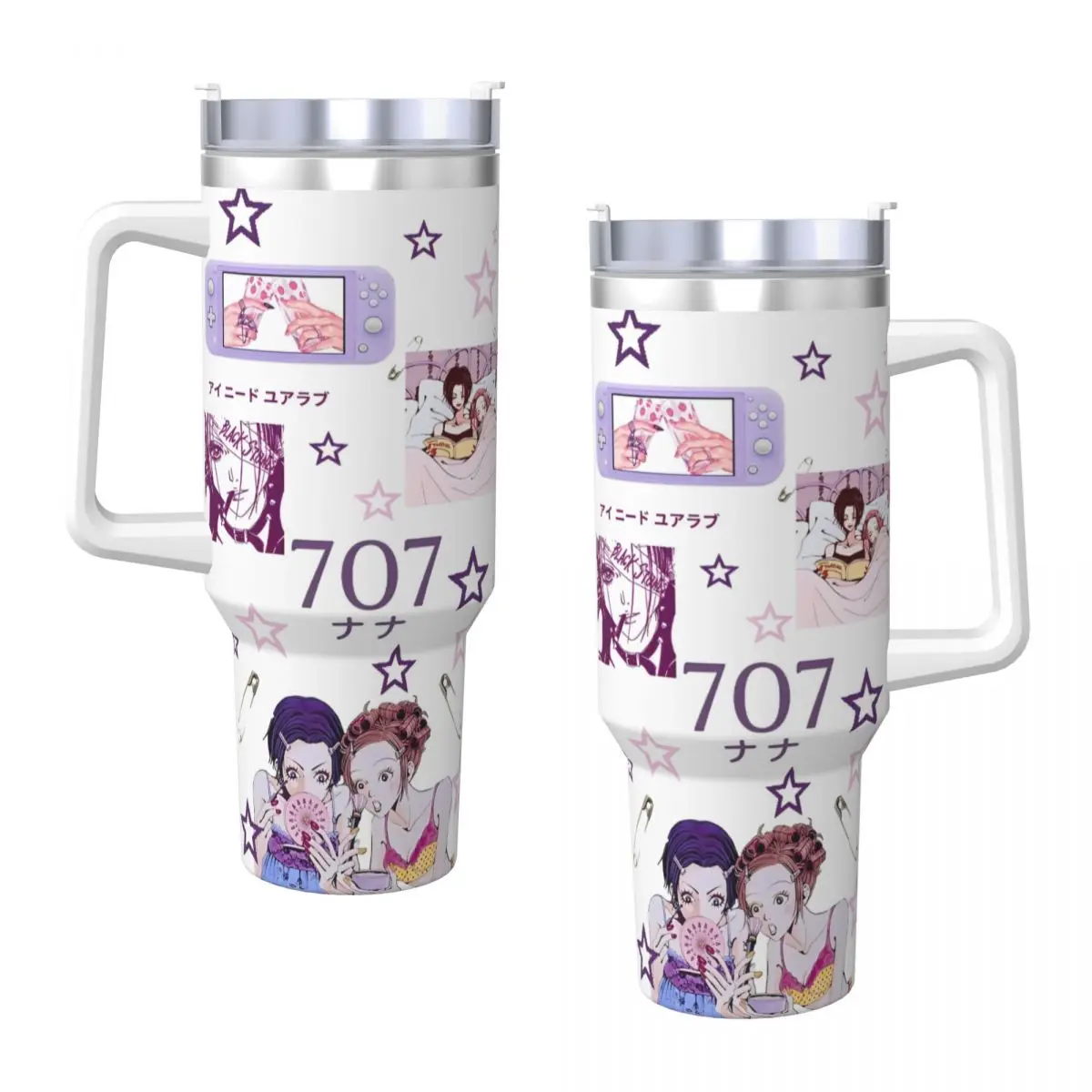 NANA Stainless Steel Tumbler Japanese Anime Travelist Mugs Cup Large Thermal Cups Heat Preservation Hot Milk Tea Water Bottle 
NANA Stainless Steel Tumbler Japanese Anime Travelist Mugs Cup Large Thermal Cups Heat Preservation Hot Milk Tea Water Bottle