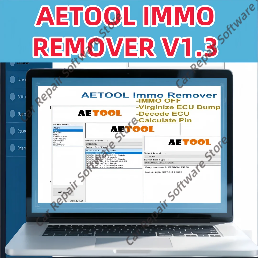 Популярное программное обеспечение для декодирования Immo Eeprom Off AETOOL IMMO REMOVER V1.3 ECU Dump Decode ECU Calculate PIN Virgin/IMMO Remove
Популярное программное обеспечение для декодирования Immo Eeprom Off AETOOL IMMO REMOVER V1.3 ECU Dump Decode ECU Calculate PIN Virgin/IMMO Remove
