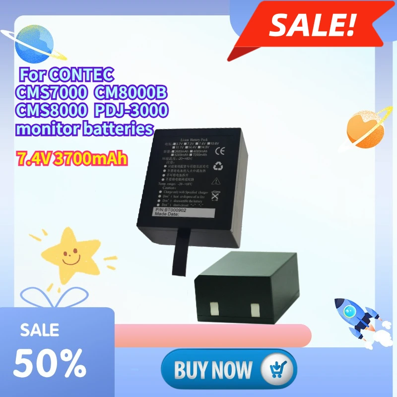 compatible with CONTEC CMS7000 CM8000B CMS8000 and PDJ-3000 monitor batteries
compatible with CONTEC CMS7000 CM8000B CMS8000 and PDJ-3000 monitor batteries